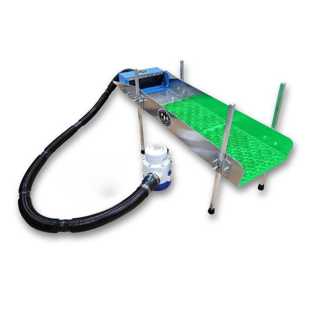 10X35 Power Sluice Box Kit with Dream Mat + 18" leg Kit | Gold Prospecting Equipment